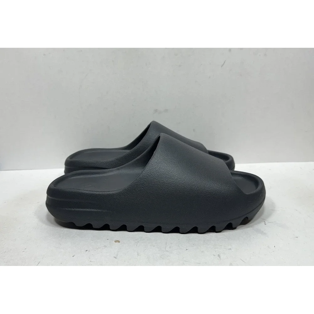 Adidas Yeezy Slides Dark Onyx ID5103 Men's Size 10 Sandals Slip On